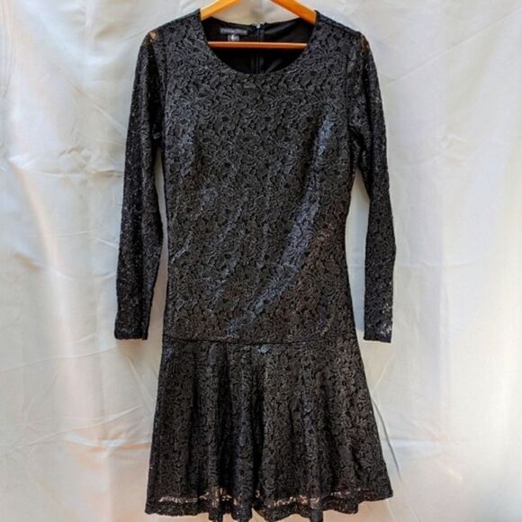 Covington Dresses & Skirts - Black metallic lace Covington dress